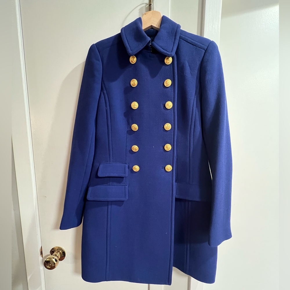 J.Crew Double-Cloth Townhouse Trench - Size 4